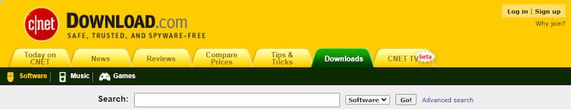 CNET Download.comの画像