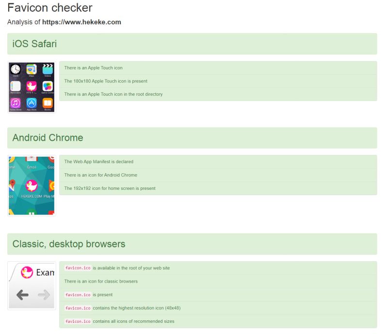 Favicon Checkerの画像