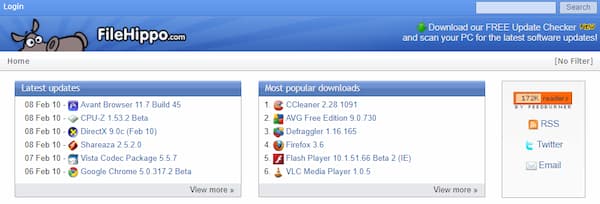 FileHippo.comの画像