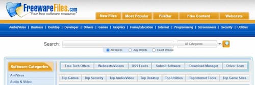 Freeware Files.comの画像