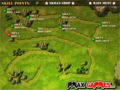 Frontline Defenseのゲーム画面