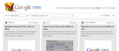 Google Newのサイト画像