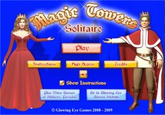 Magic Towers Solitaireのゲーム画面