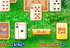 Magic Towers Solitaireのゲーム画面