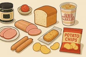 塩分の多い食品の画像