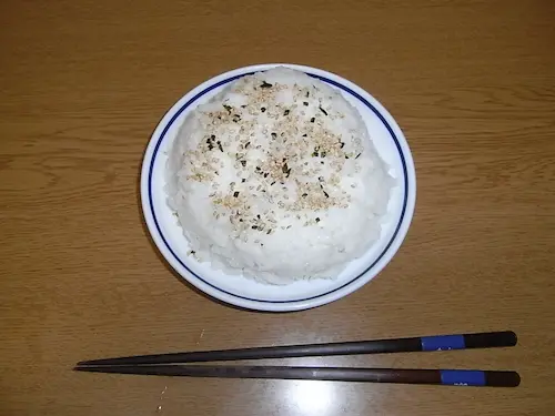 アルファ米保存食の調理例の画像