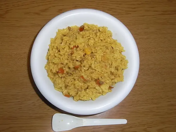 アルファ米保存食の調理例の画像