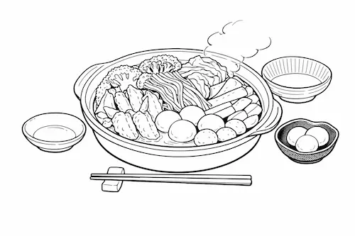 美味しそうなコラーゲン鍋