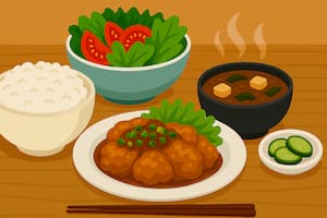 標準的な食事の画像