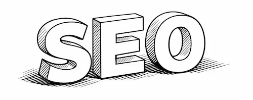 SEOという文字のイラスト